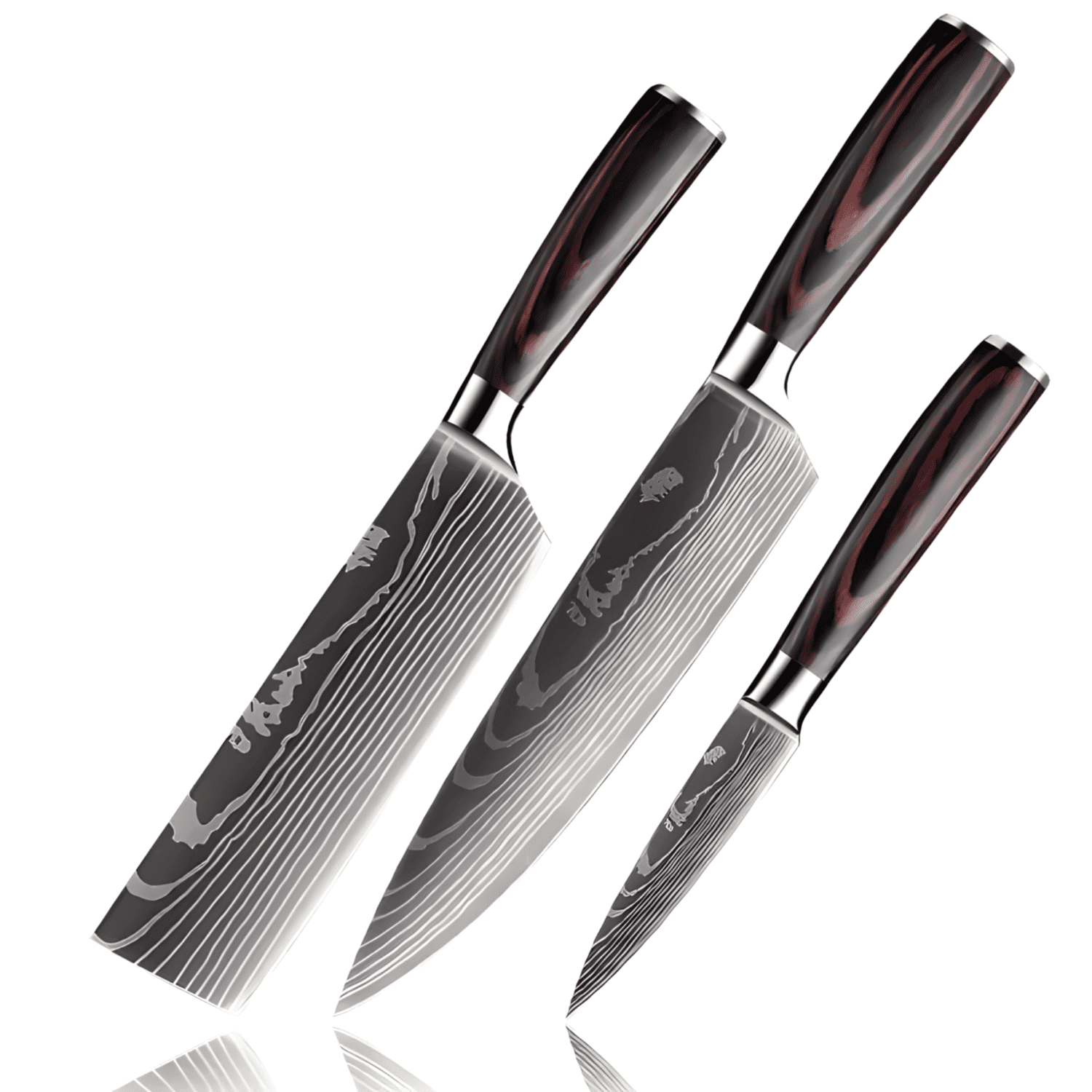 Kostell Kōgō 3-Set Shido + Nakiri + Muita - zestaw trzech japońskich noży