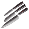 Kostell Kōgō 3-Set Shido + Santoku + Muita – zestaw trzech japońskich noży